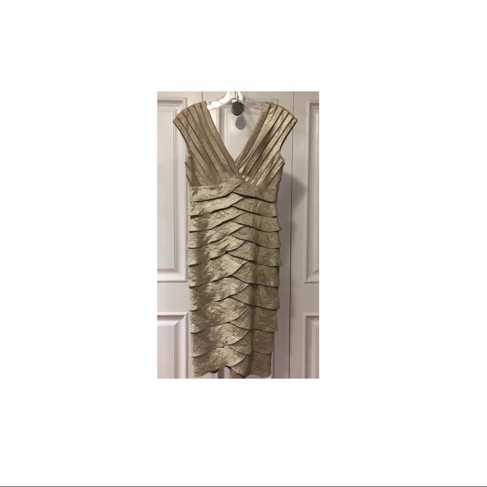 Gold dress